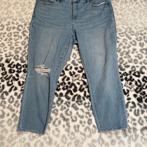 Ava & Viv Lightwash Ripped Jeans 22W